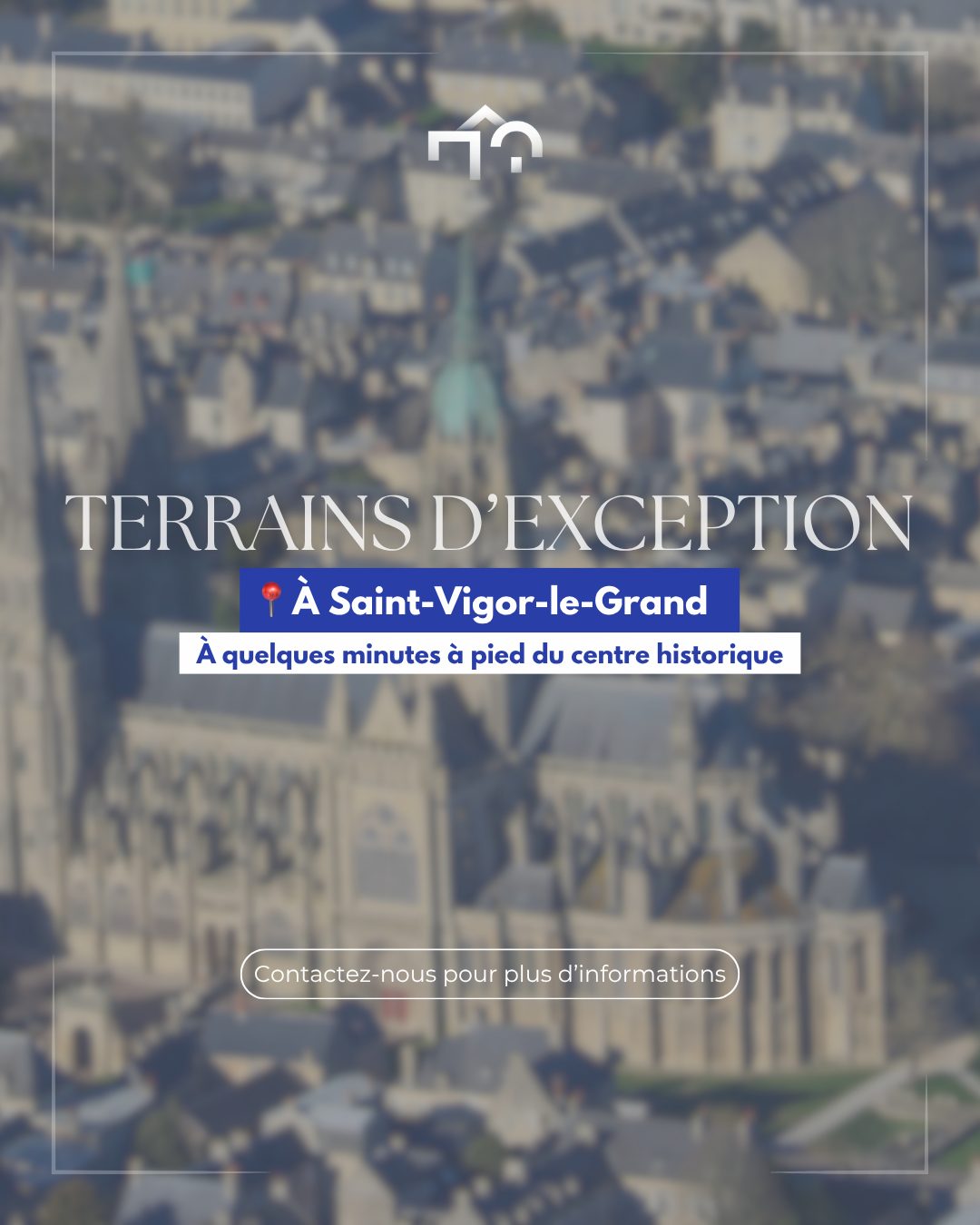 Terrains d’exception à Saint-Vigor-le-Grand, à quelques minutes à pied du centre historique